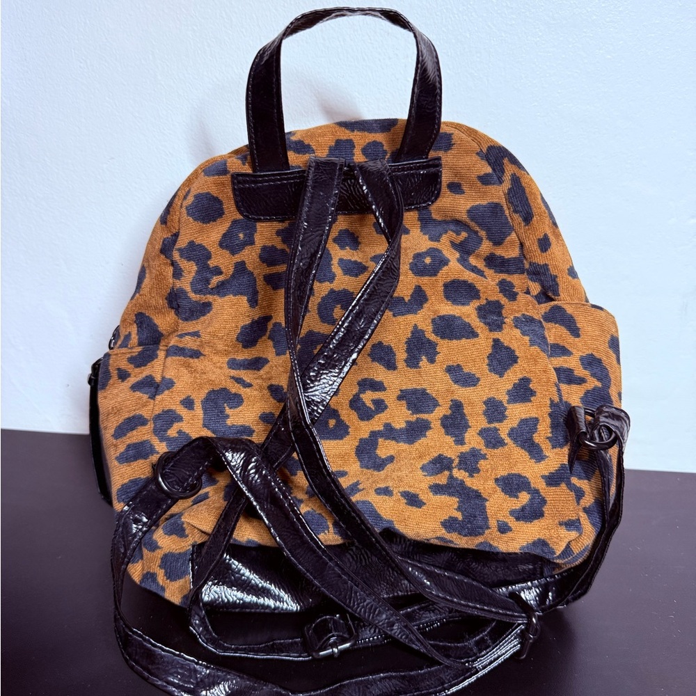 Leopard Print Backpack